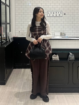 「アイテム（チョーカー）」を使った、こはるさん（レディース・167cm・20代）の秋コーディネート