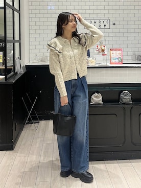 「アイテム（チョーカー）」を使った、こはるさん（レディース・167cm・20代）の秋コーディネート