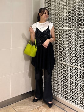 「アイテム（チョーカー）」を使った、こはるさん（レディース・167cm・20代）の夏コーディネート