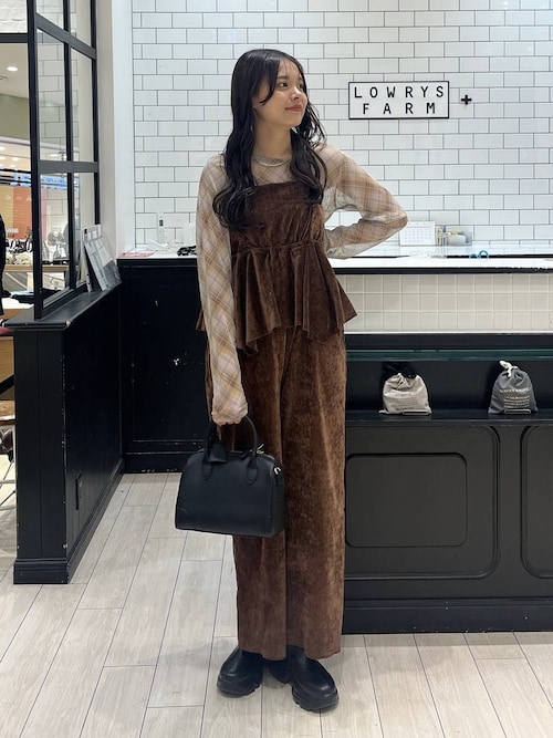 セール】ベロアキャミサロペット 603289（サロペット/オーバーオール