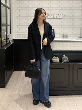 「アイテム（チョーカー）」を使った、こはるさん（レディース・167cm・20代）の秋コーディネート