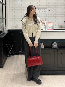 「アイテム（チョーカー）」を使った、こはるさん（レディース・167cm・20代）の秋コーディネート