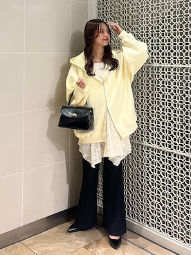 「アイテム（チョーカー）」を使った、こはるさん（レディース・167cm・20代）の秋コーディネート