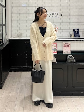 「アイテム（チョーカー）」を使った、こはるさん（レディース・167cm・20代）の冬コーディネート