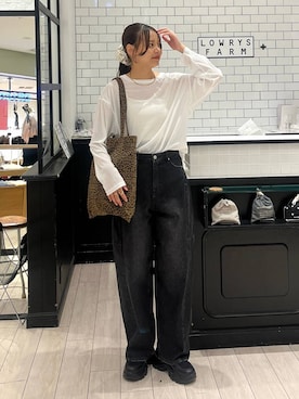 「アイテム（チョーカー）」を使った、こはるさん（レディース・167cm・20代）の秋コーディネート