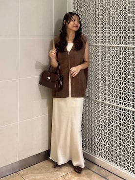 「アイテム（チョーカー）」を使った、こはるさん（レディース・167cm・20代）の秋コーディネート
