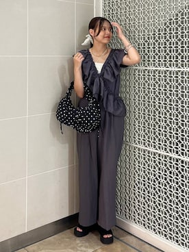 「アイテム（チョーカー）」を使った、こはるさん（レディース・167cm・20代）の夏コーディネート