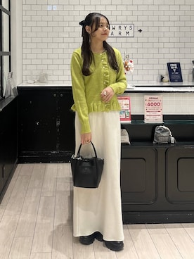 「アイテム（チョーカー）」を使った、こはるさん（レディース・167cm・20代）の秋コーディネート