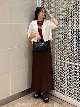 「アイテム（チョーカー）」を使った、こはるさん（レディース・167cm・20代）の夏コーディネート