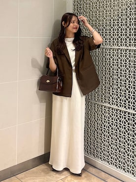 「アイテム（パンプス）」を使った、こはるさん（レディース・167cm）の夏コーディネート