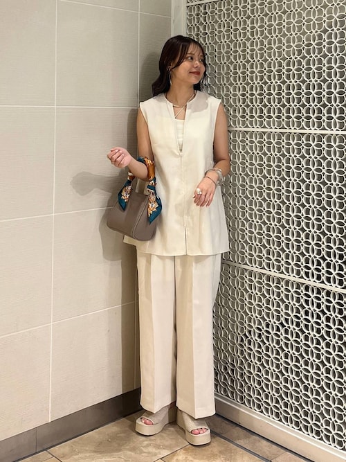 S様 LOWRYS FARM スラックス パンツ ホップサックワイドパンツ