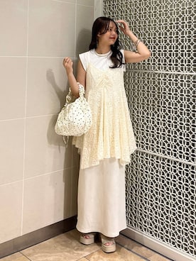 「アイテム（キャミソール）」を使った、こはるさん（レディース・167cm）の秋コーディネート