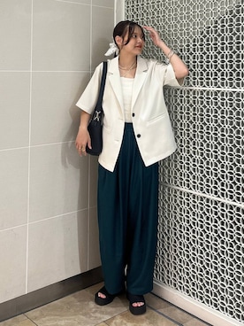 「アイテム（チョーカー）」を使った、こはるさん（レディース・167cm・20代）の夏コーディネート