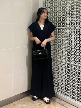「アイテム（タンクトップ）」を使った、こはるさん（レディース・167cm）の秋コーディネート