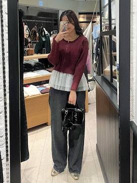 「アイテム（チョーカー）」を使った、こはるさん（レディース・167cm・20代）の秋コーディネート