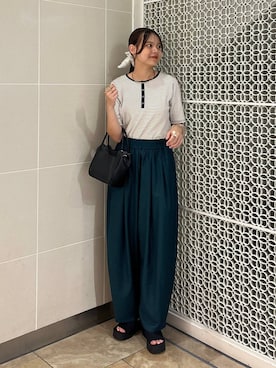 「アイテム（チョーカー）」を使った、こはるさん（レディース・167cm・20代）の秋コーディネート