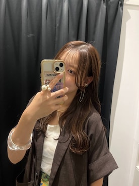 「アイテム（チョーカー）」を使った、こはるさん（レディース・167cm）の夏コーディネート