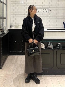 「アイテム（チョーカー）」を使った、こはるさん（レディース・167cm・20代）の秋コーディネート