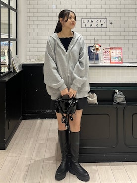 「アイテム（チョーカー）」を使った、こはるさん（レディース・167cm・20代）の秋コーディネート