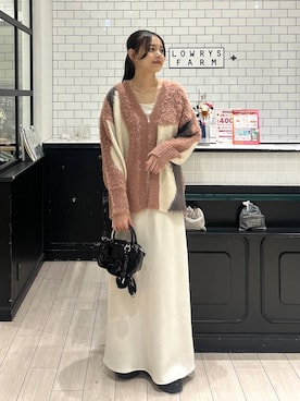 「アイテム（チョーカー）」を使った、こはるさん（レディース・167cm・20代）の秋コーディネート