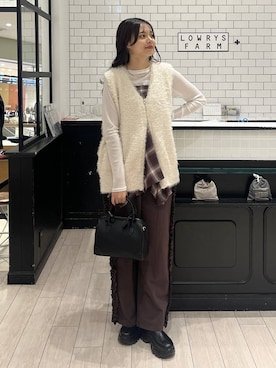 「アイテム（チョーカー）」を使った、こはるさん（レディース・167cm・20代）の秋コーディネート