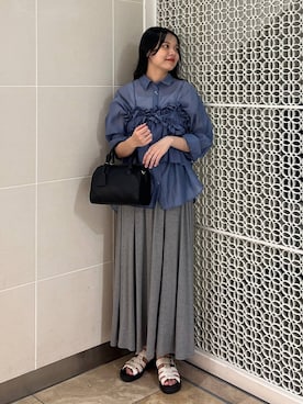 「アイテム（キャミソール）」を使った、こはるさん（レディース・167cm）の夏コーディネート