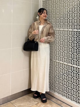 「アイテム（チョーカー）」を使った、こはるさん（レディース・167cm・20代）の夏コーディネート