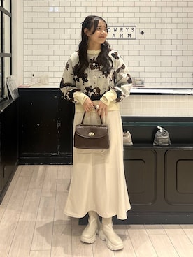 「アイテム（チョーカー）」を使った、こはるさん（レディース・167cm・20代）の秋コーディネート