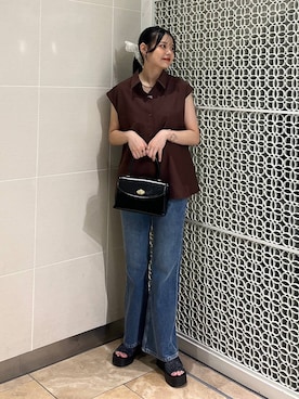 「アイテム（チョーカー）」を使った、こはるさん（レディース・167cm・20代）の夏コーディネート