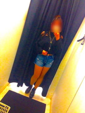 「GORGE（ゴージ）のアイテム（パンツ）」を使った、Y@身体改造中さん（レディース・162cm）の夏コーディネート