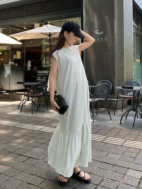 Kannaさん（レディース・165cm）の夏コーディネート