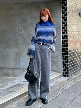 「CLEA（クレア）のアイテム」を使った、Kannaさん（骨格ナチュラル・レディース・165cm）の秋コーディネート