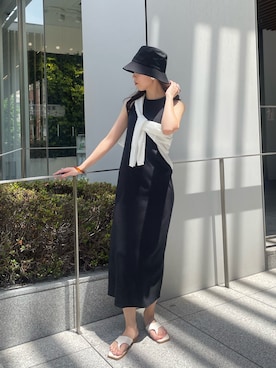 「バケハ」｜Kannaさん（レディース・165cm）の夏コーディネート