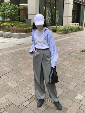 Kannaさん（レディース・165cm）の春コーディネート