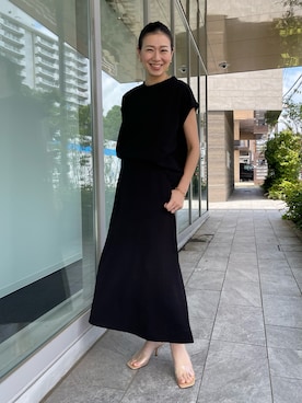 「アイテム（アンサンブル）」を使った、27moemiさん（レディース・158cm）の夏コーディネート