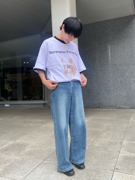 「MM6 Maison Margiela（ｴﾑｴﾑｼｯｸｽ ﾒｿﾞﾝ ﾏﾙｼﾞｪﾗ）のアイテム（ローファー）」を使った、rikuさん（メンズ・167cm）の春コーディネート