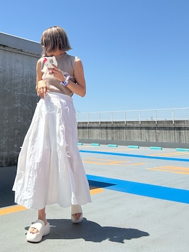 hadameguuuさん（レディース・162cm）の夏コーディネート