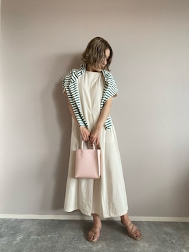 「one after another NICE CLAUP（ワンアフターアナザーナイスクラップ）のアイテム」を使った、hadameguuuさん（レディース・162cm・40代）の春コーディネート