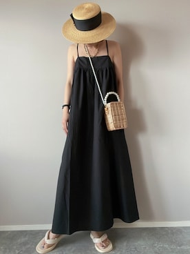 「アイテム（ワンピース/ドレス）」を使った、hadameguuuさん（レディース・162cm・40代）の春コーディネート