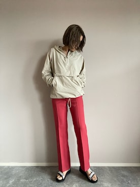 「アイテム（ブルゾン）」を使った、hadameguuuさん（レディース・162cm・40代）の春コーディネート
