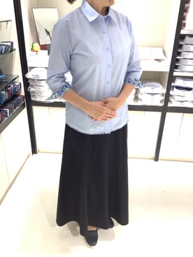 BRICK HOUSE シャツ工房 市川コルトンプラザ店さん（レディース・162cm）の秋コーディネート