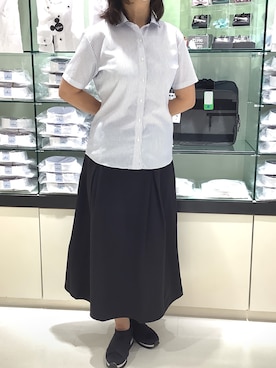 BRICK HOUSE シャツ工房 市川コルトンプラザ店さん（レディース・161cm）の夏コーディネート