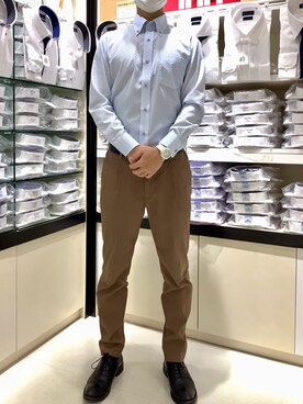 BRICK HOUSE シャツ工房 市川コルトンプラザ店さん(メンズ・170cm)の秋コーディネート