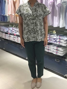 BRICK HOUSE シャツ工房 市川コルトンプラザ店さん（レディース・160cm）の夏コーディネート