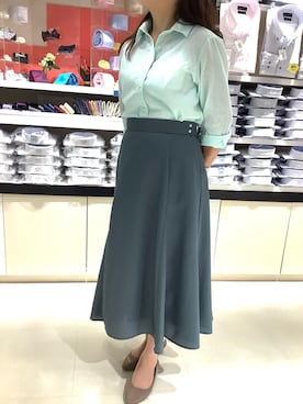 BRICK HOUSE シャツ工房 市川コルトンプラザ店さん（レディース・152cm）の夏コーディネート