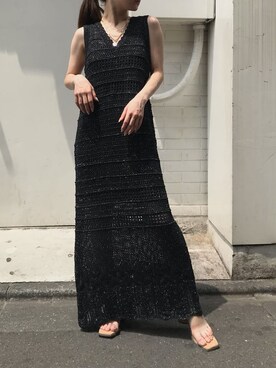 「アイテム（サンダル、その他）」を使った、高橋桃さん（レディース・152cm）の夏コーディネート