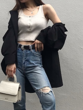 高橋桃さんのコーディネート