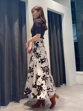 髙橋広果さんのコーディネート