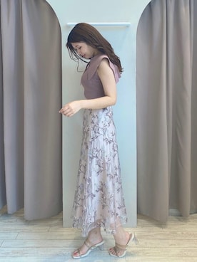 髙橋広果さん(レディース・162cm)の春コーディネート