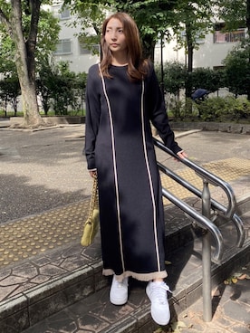 猪熊枝里佳さん（レディース・156cm）の夏コーディネート